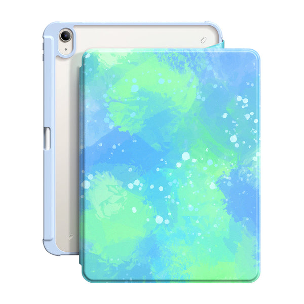 Medusas fluorescentes | Funda resistente a impactos con soporte Snap 360° para iPad Series