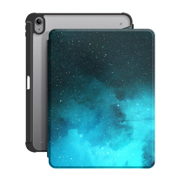 Estrella Fluorescente Azul | Funda resistente a impactos con soporte Snap 360° para iPad Series