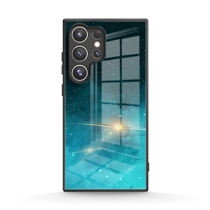 Estrella Fluorescente Azul | Funda protectora resistente a impactos de la serie Samsung