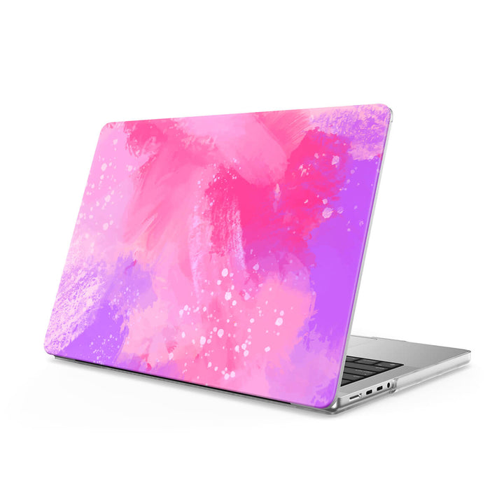 Coral Rosa Púrpura | Funda protectora anticaída para Macbook