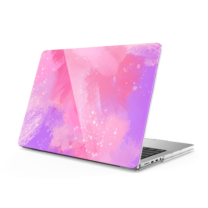 Coral Rosa Púrpura | Funda protectora anticaída para Macbook