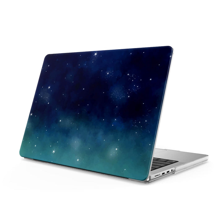 Estrella-Azul Verde | Funda protectora anticaída para Macbook 