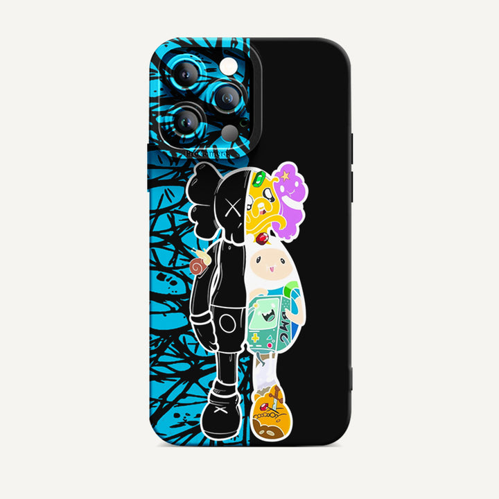 Splatter Art Blue KAWS  iPhone Series – mimaiart