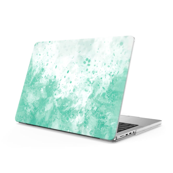 Salpicadura verde | Funda protectora anticaída para Macbook 