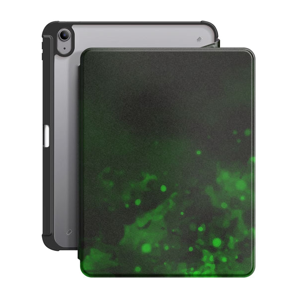 Negro Verde | Funda resistente a impactos con soporte Snap 360° para iPad Series