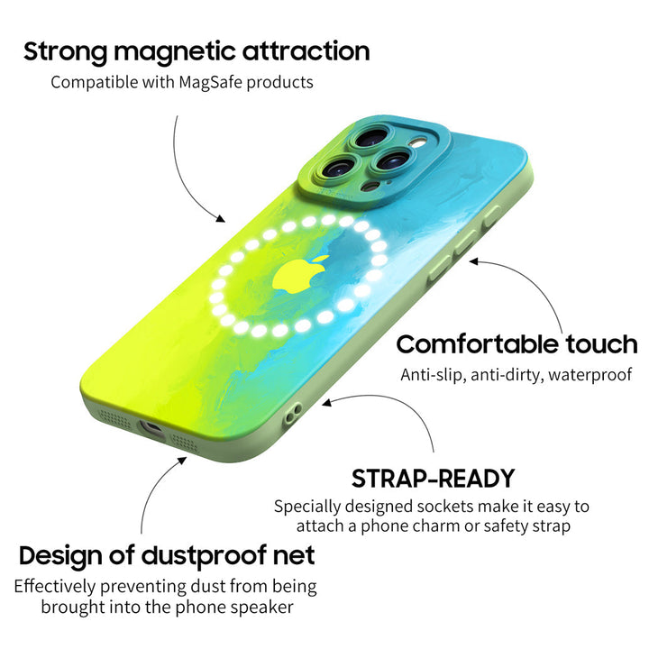 Sea Fog Blue| IPhone Series Impact Resistant Protective Case