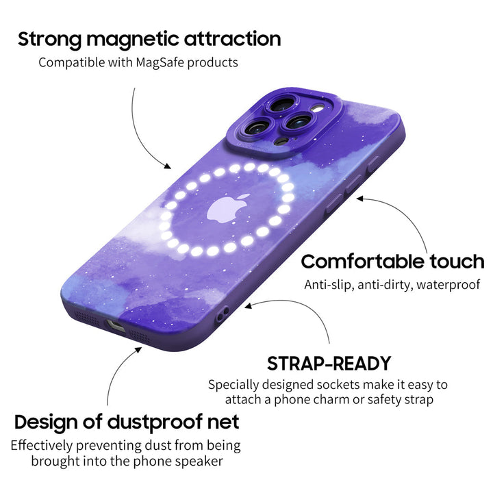 Violeta Astral | Funda protectora resistente a impactos de la serie iPhone