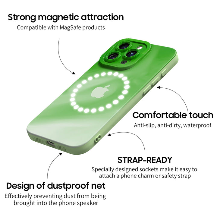 Hierba en el viento | Funda protectora resistente a impactos de la serie iPhone