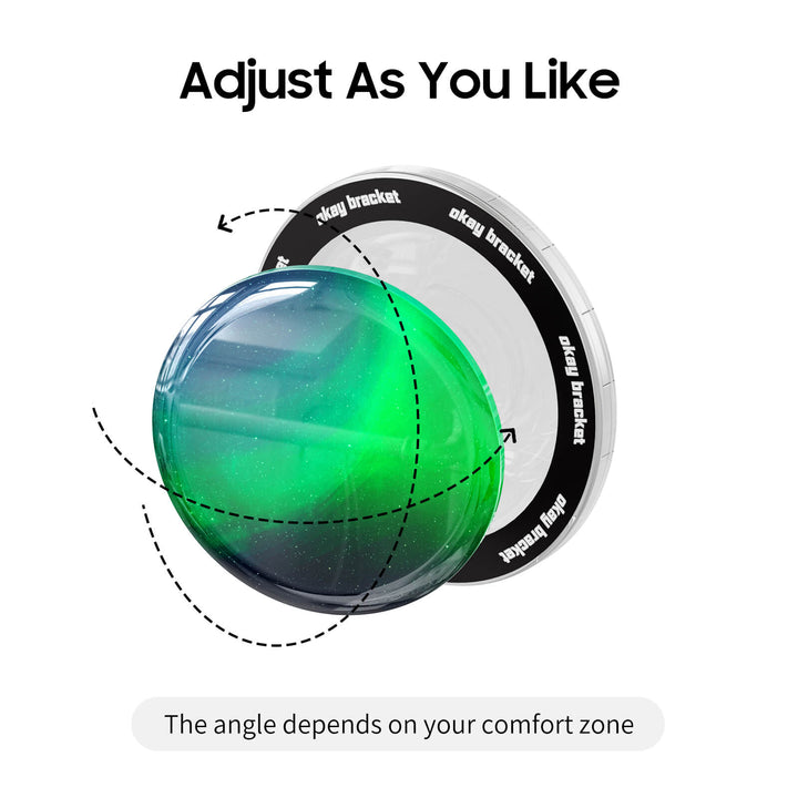 Magnetic Storm-Midnight | Air Bag Grip For MagSafe