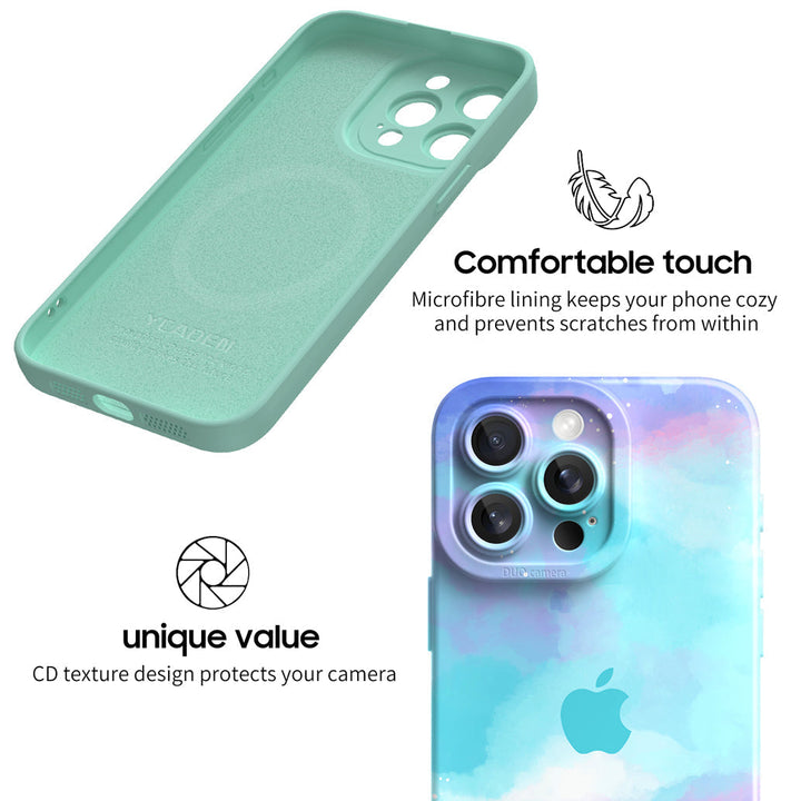 Star-Blue Green | IPhone Series Impact Resistant Protective Case