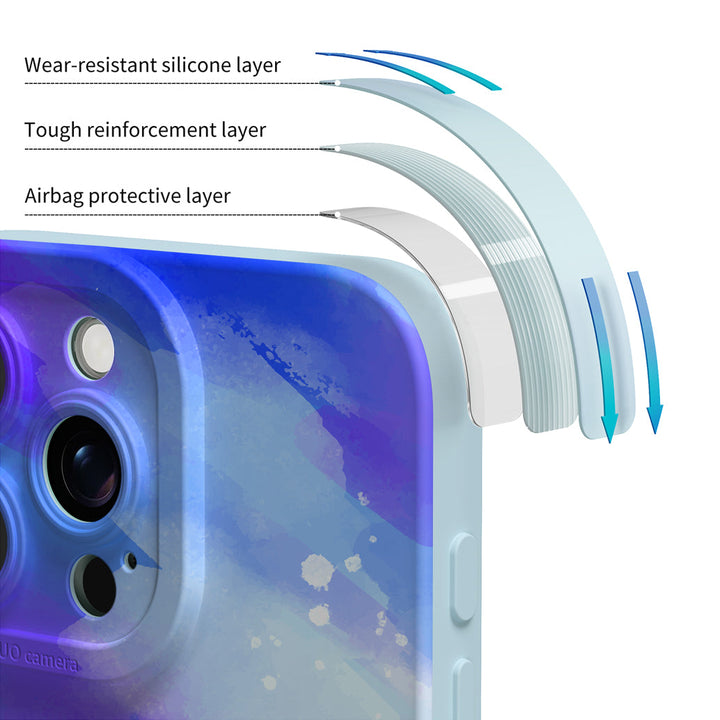 Medusas fluorescentes | Funda protectora resistente a impactos de la serie iPhone