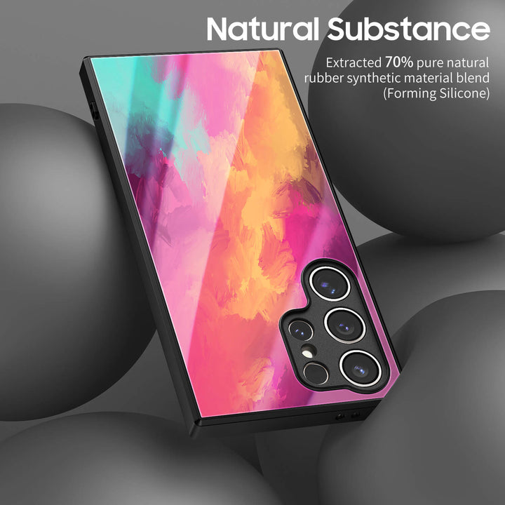 Color de loto de verano | Funda protectora resistente a impactos de la serie Samsung