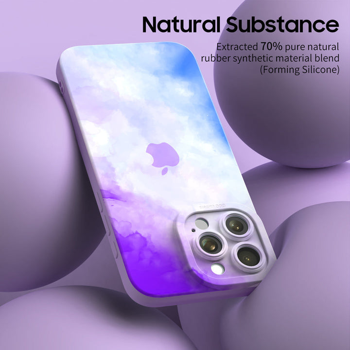 Gouache Purple | IPhone Series Impact Resistant Protective Case