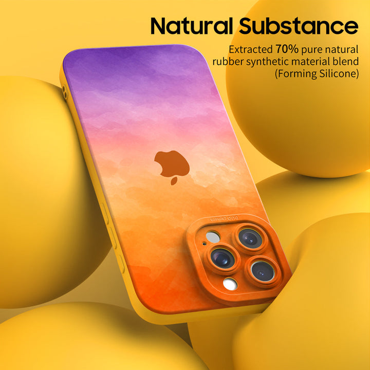 Color del pico de nieve | Funda protectora resistente a impactos de la serie iPhone