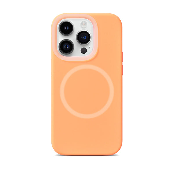 Jelly Orange | iPhone MagSafe Jelly Color Silicone Case