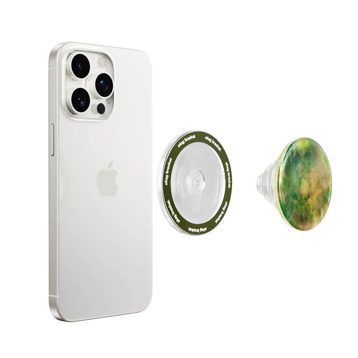 Green Pluto Nebula | Air Bag Grip For MagSafe