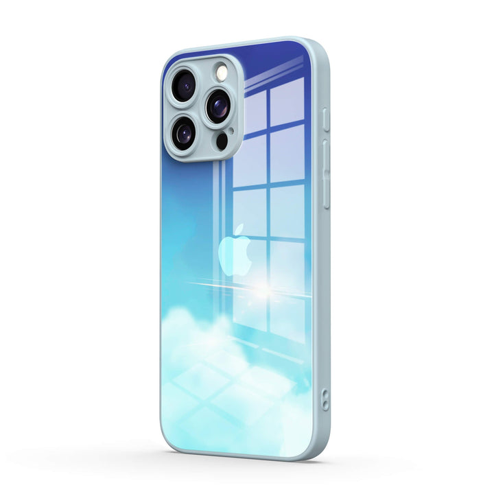 Azul cielo | Funda protectora resistente a impactos de la serie iPhone