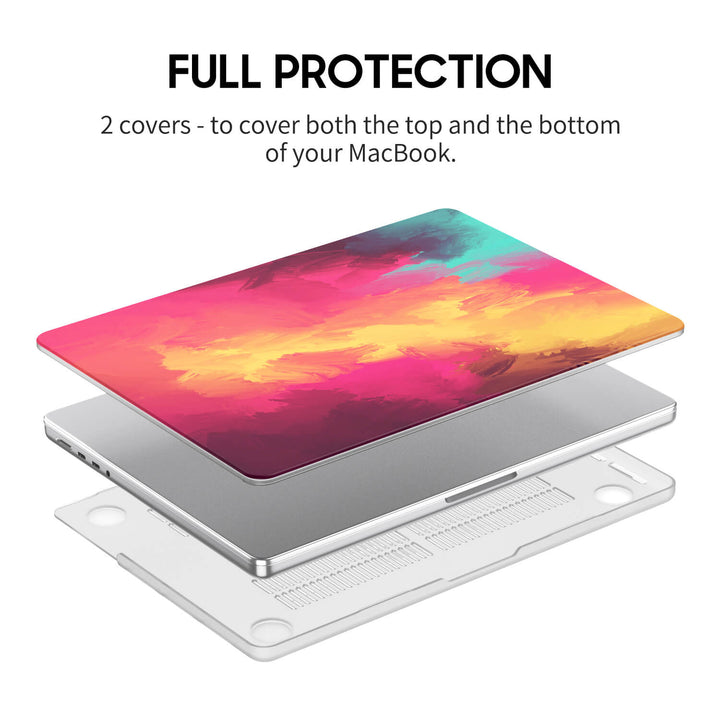 Puesta de sol | Funda protectora anticaída para Macbook