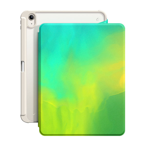 Aurora boreal | Funda resistente a impactos con soporte Snap 360° para iPad Series 