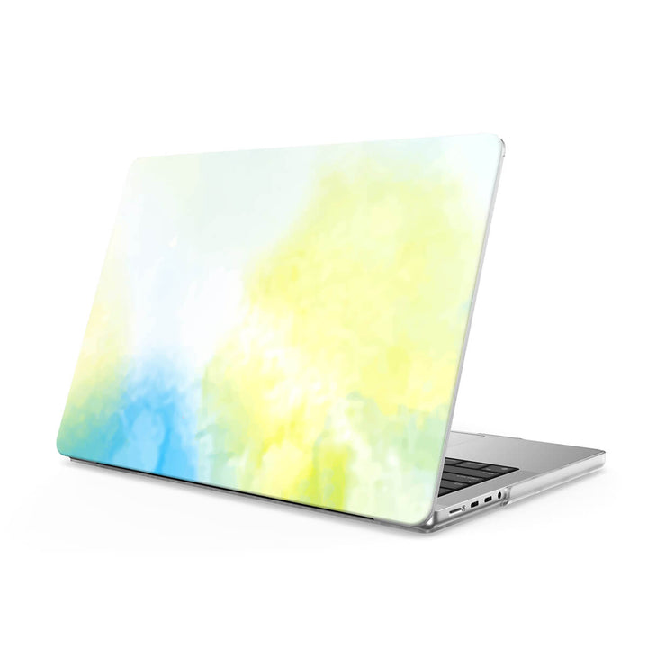 Amarillo Azul | Funda protectora anticaída para Macbook 