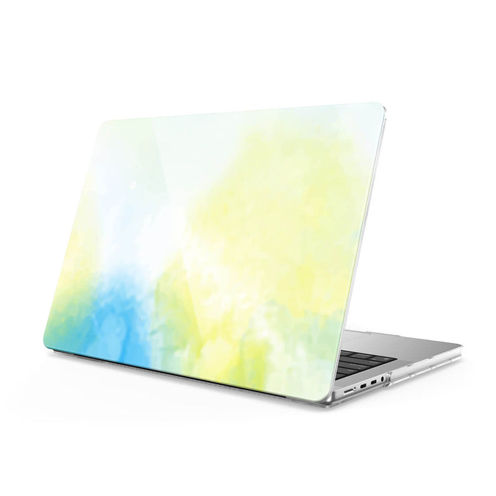 Amarillo Azul | Funda protectora anticaída para Macbook 