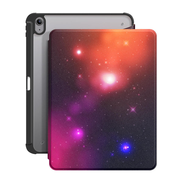 Brillo de estrellas | Funda resistente a impactos con soporte Snap 360° para iPad Series 