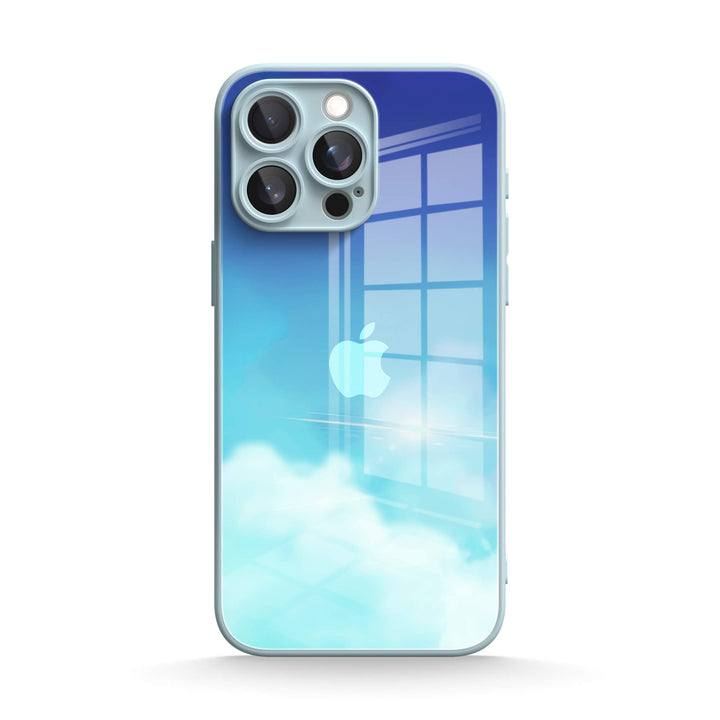 Azul cielo | Funda protectora resistente a impactos de la serie iPhone