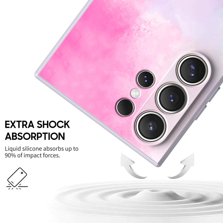 Watercolor Pink Blue | Samsung Series Impact Resistant Protective Case