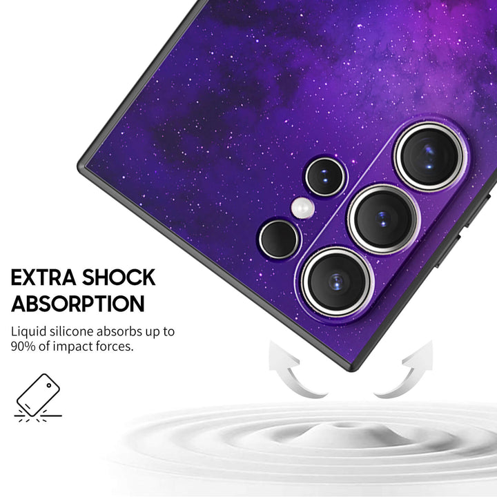 Vía Láctea-Vortex | Funda protectora resistente a impactos de la serie Samsung