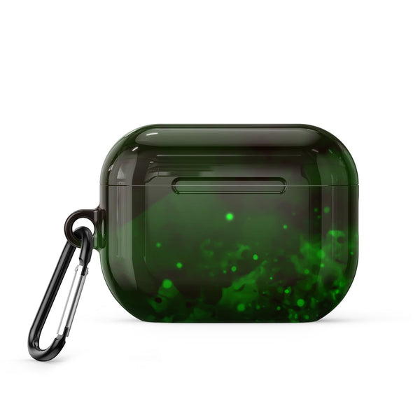 Negro Verde | Funda protectora a prueba de golpes serie AirPods 