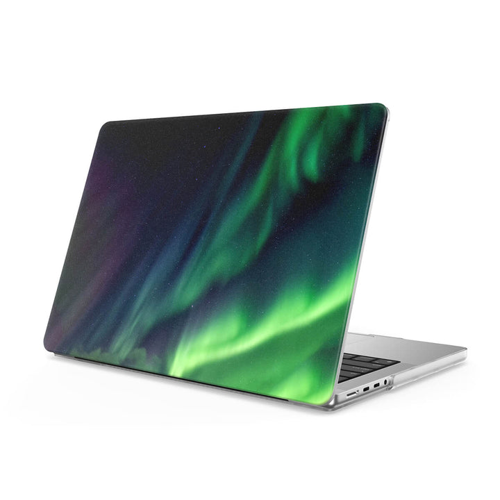 Aurora Verde | Funda protectora anticaída para Macbook 