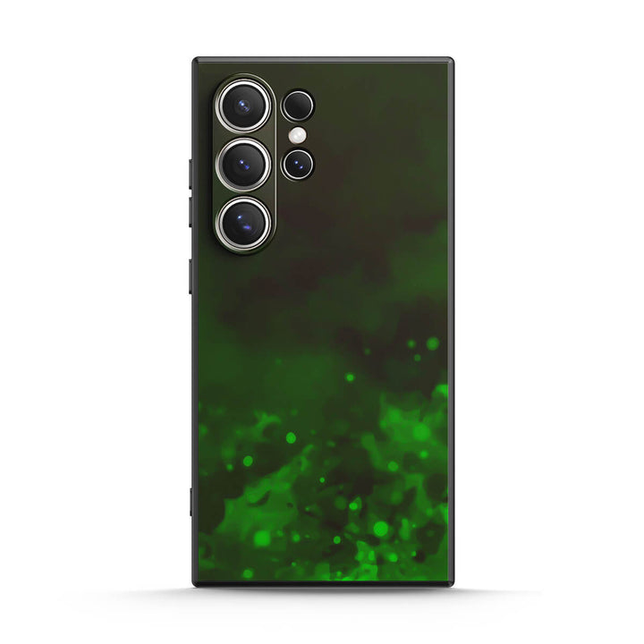 Negro Verde | Funda protectora resistente a impactos de la serie Samsung