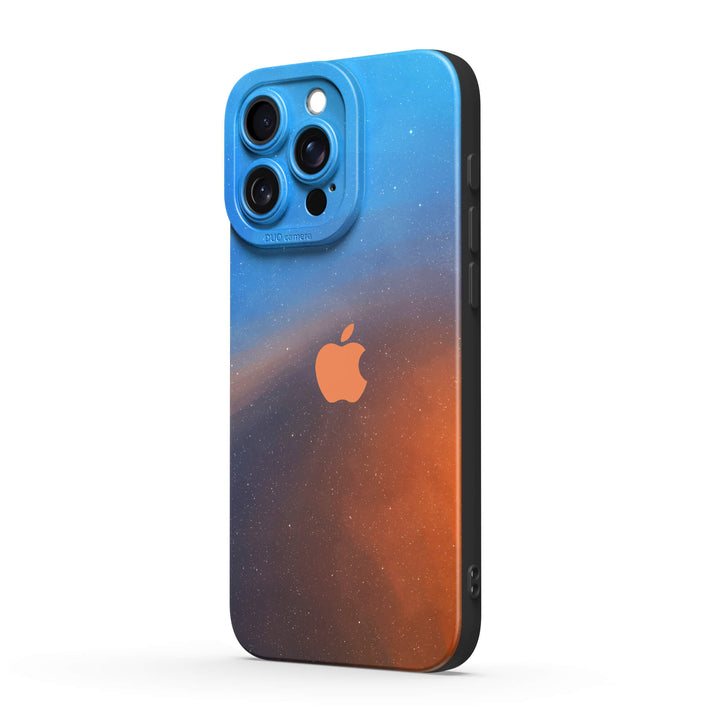 Polar-Blue to Orange | IPhone Series Impact Resistant Protective Case