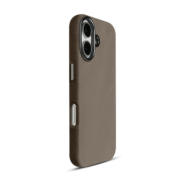 Brown | iPhone Flannel Cloth Magsafe Case