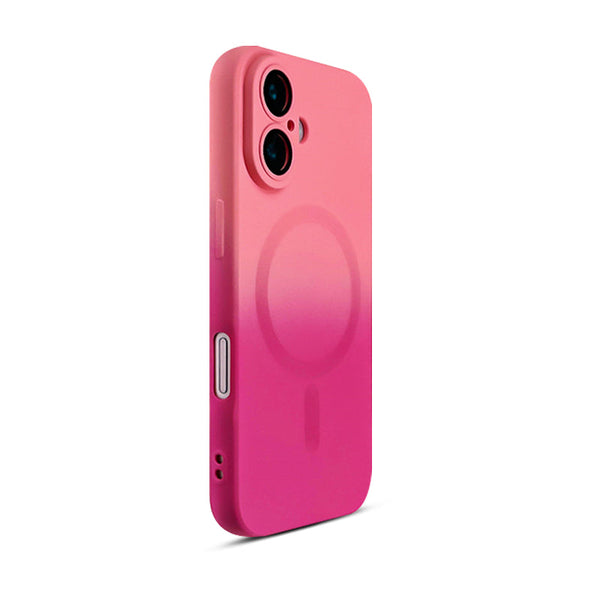 Pink-Rose | iPhone MagSafe Gradient Silicone Case