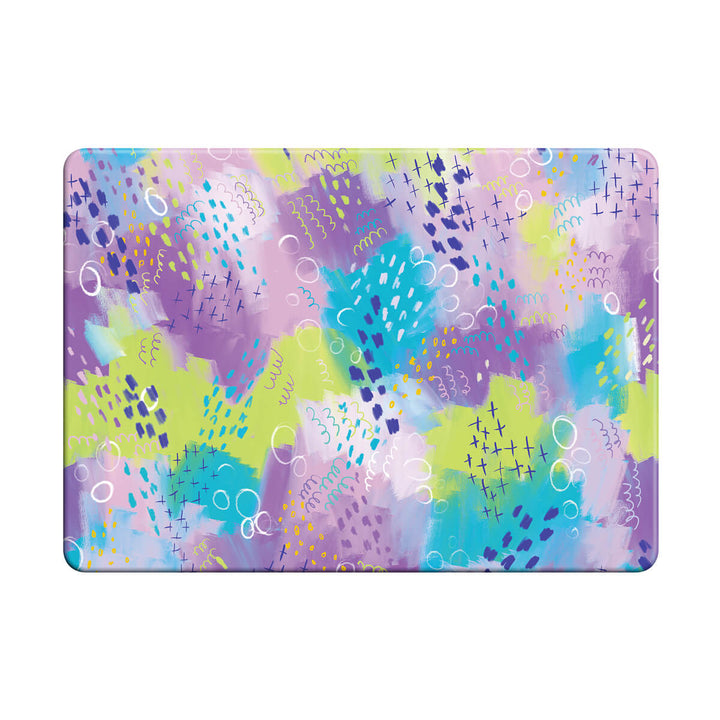 Lavanda revoloteando | Funda protectora anticaída para Macbook