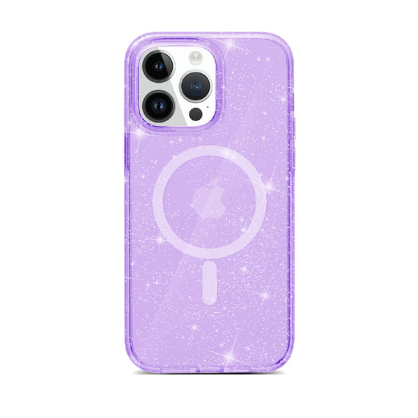 Transparent Purple | iPhone MagSafe Starry Sky Transparency Case