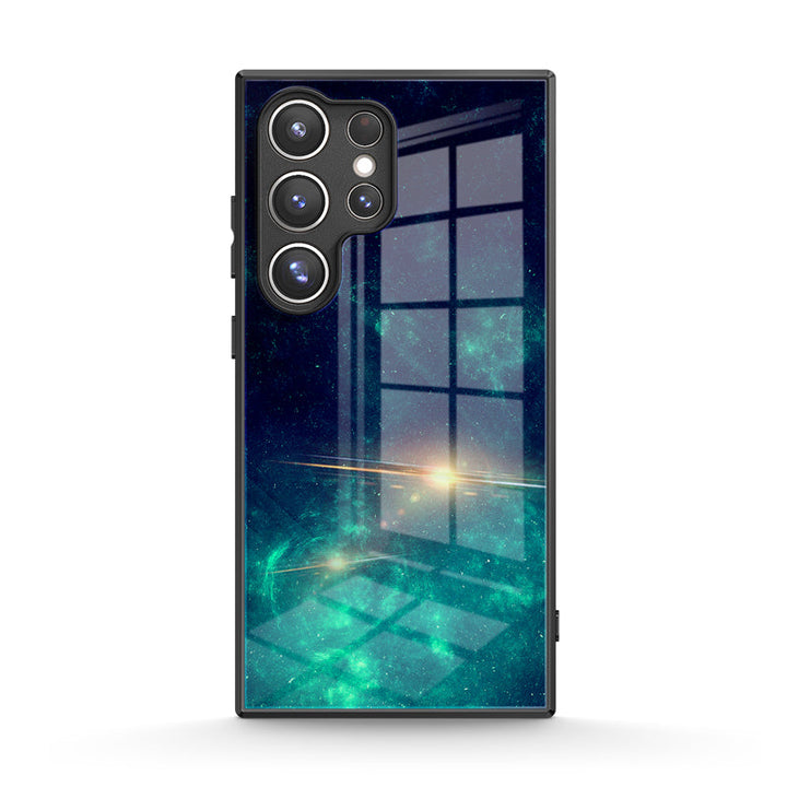 Río estrella de luz nocturna | Funda protectora resistente a impactos de la serie Samsung