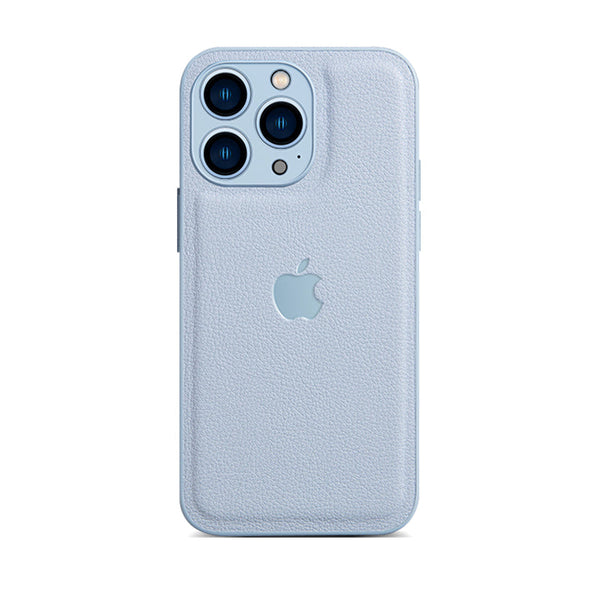 Light Blue | iPhone Leather Phone Case