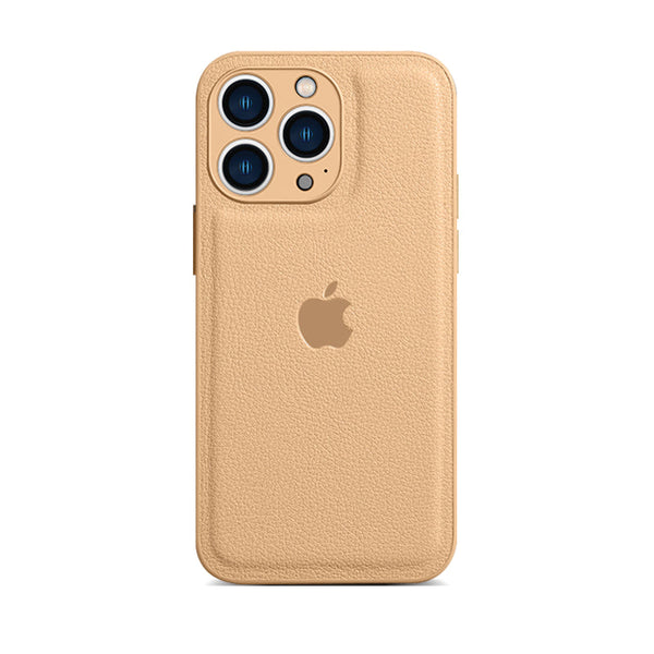 Khaki | iPhone Leather Phone Case