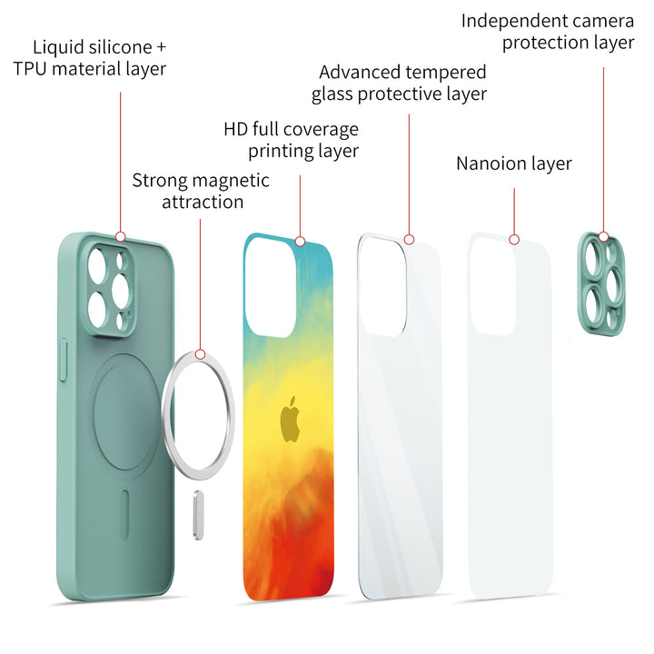 Derretirse | Funda protectora resistente a impactos de la serie iPhone