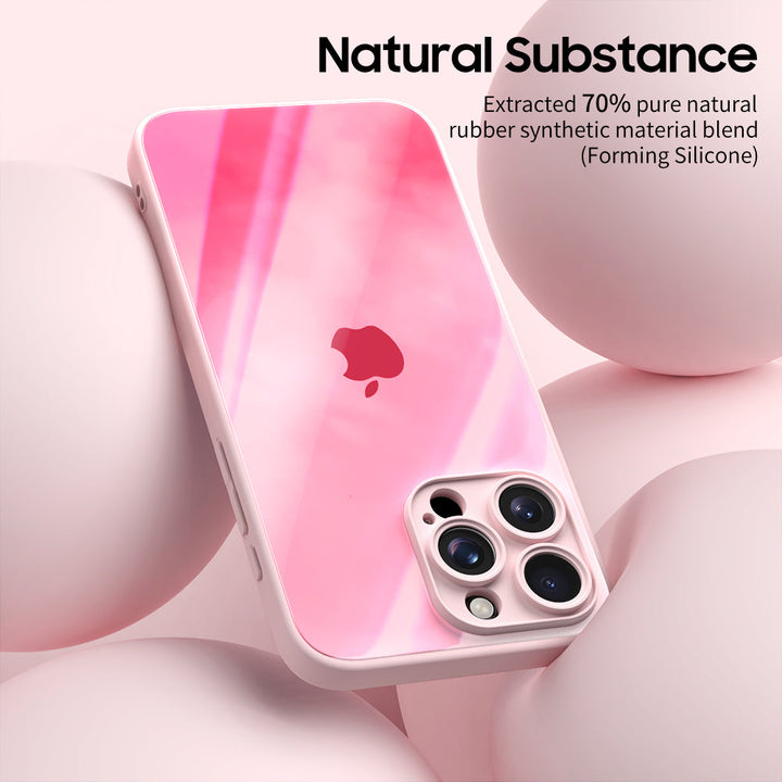 Crepúsculo rosa | Funda protectora resistente a impactos de la serie iPhone