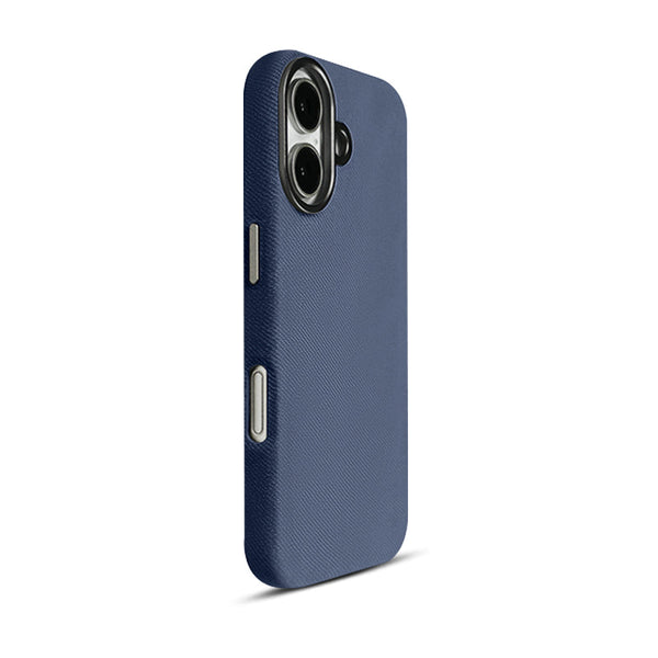 Navy Blue | iPhone Flannel Cloth Magsafe Case