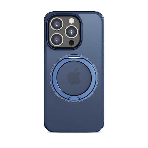 Navy Blue | iPhone MagSafe Stand Ring Matte Case