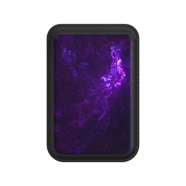 Purple Lifeform | Leather Wallet with MagSafe