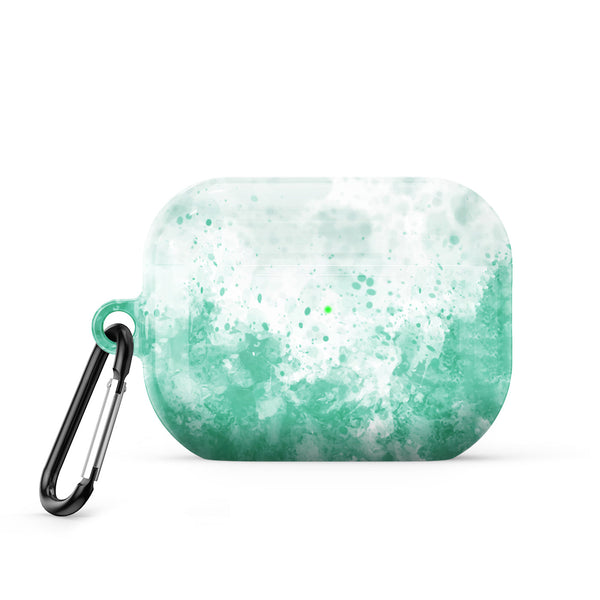 Salpicadura verde | Funda protectora a prueba de golpes serie AirPods 