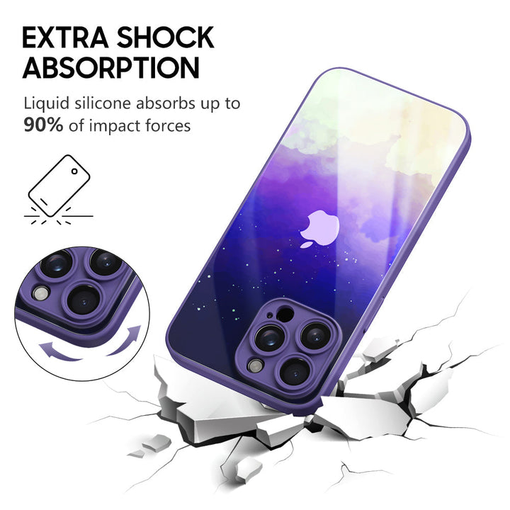 Violeta Astral | Funda protectora resistente a impactos de la serie iPhone