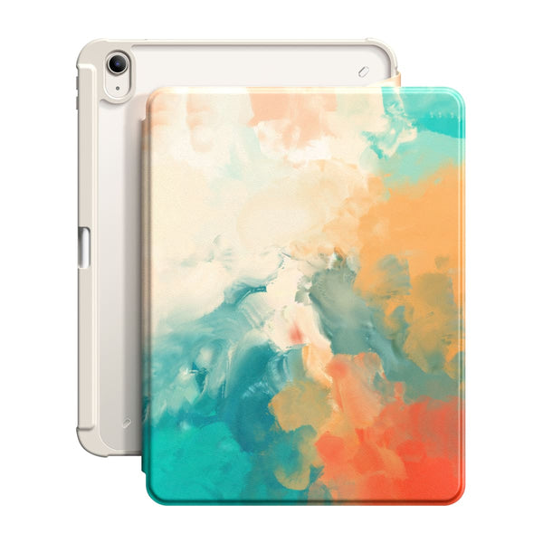 Nubes flotantes | Funda resistente a impactos con soporte Snap 360° para iPad Series 