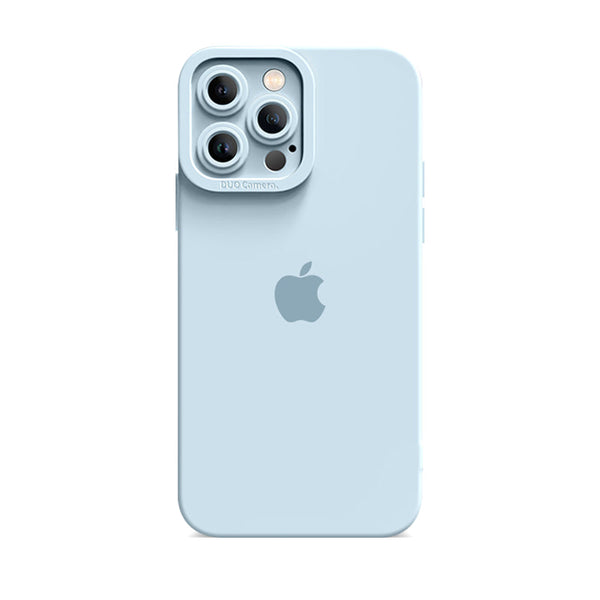 Azul claro | Funda de silicona para pupila de iPhone 