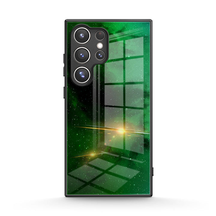 Noche Estrella Verde | Funda protectora resistente a impactos de la serie Samsung